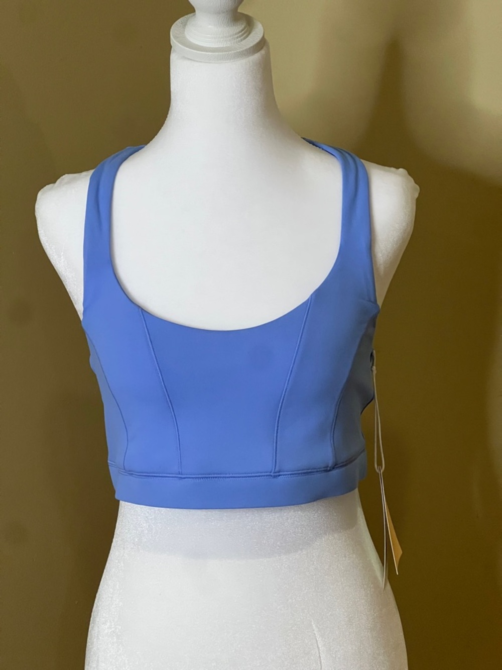 Blogilates princess Scoop Neck athlete sports bra Periwinkle Blue